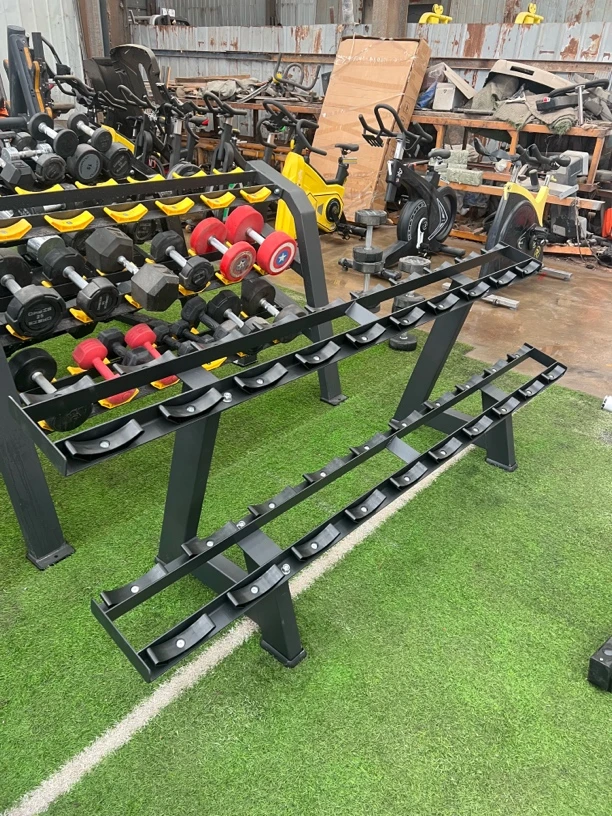 全新健身房双层哑铃架多功能可定制颜色