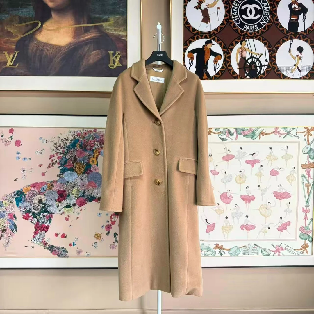 95新 MaxMara 95新Maxmara长款大衣fy5069