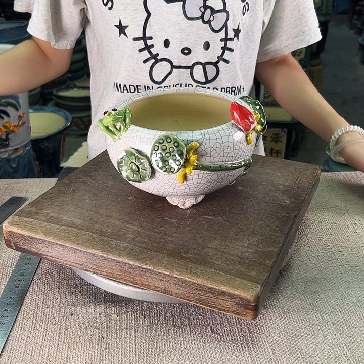 泳坤堂石湾盆陶瓷
