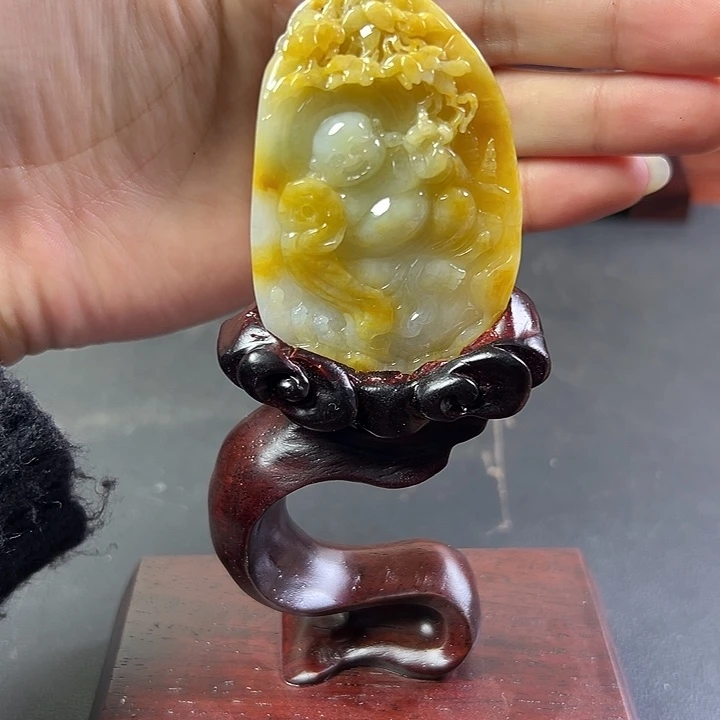 翡翠未镶嵌摆件翡翠
