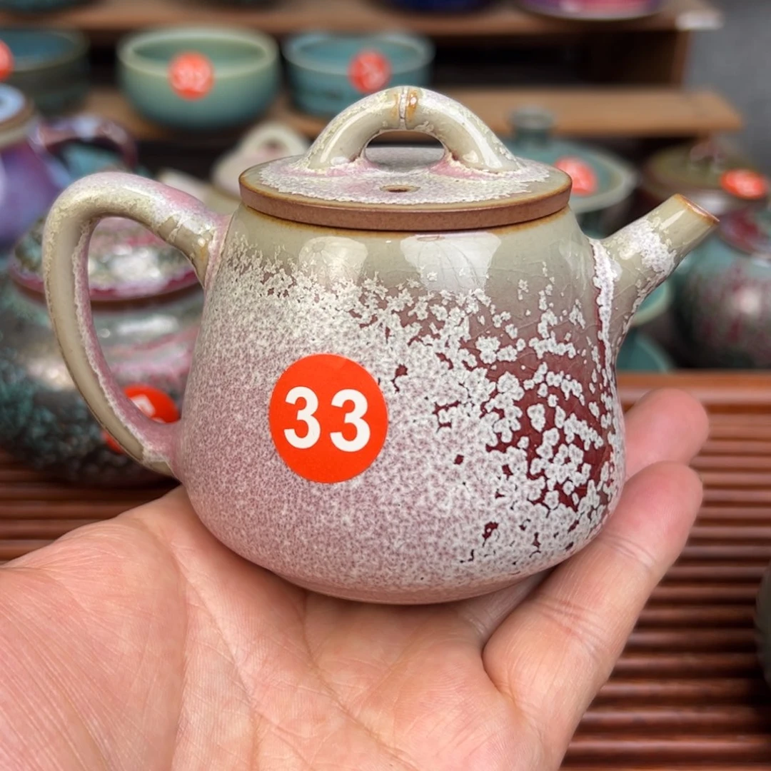 手工制作钧窑茶器