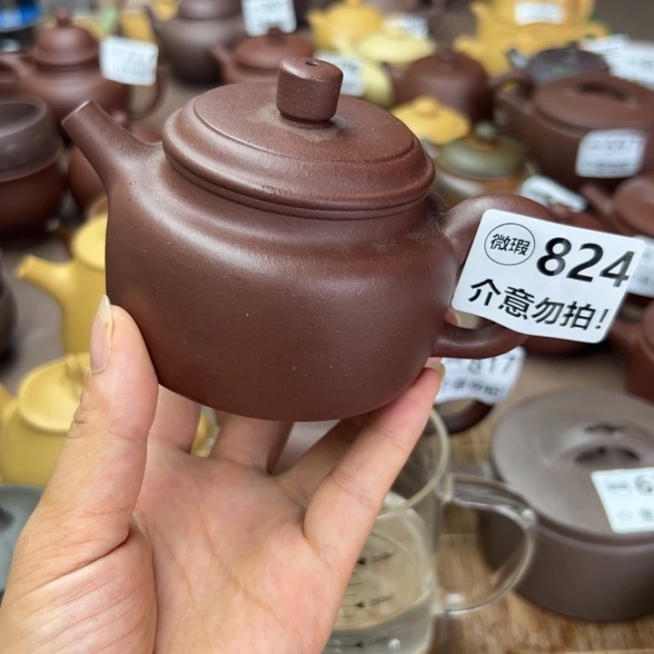 茶壶紫砂紫泥瑕疵170