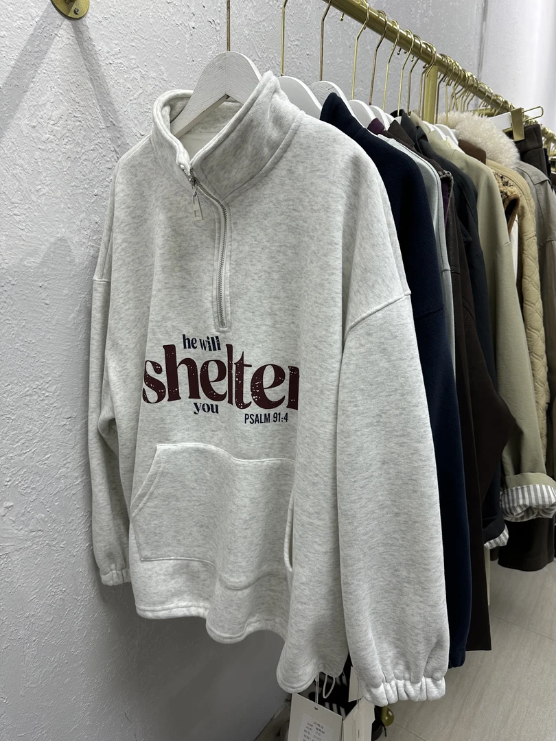 【清】6133立领拉链百搭休闲卫衣