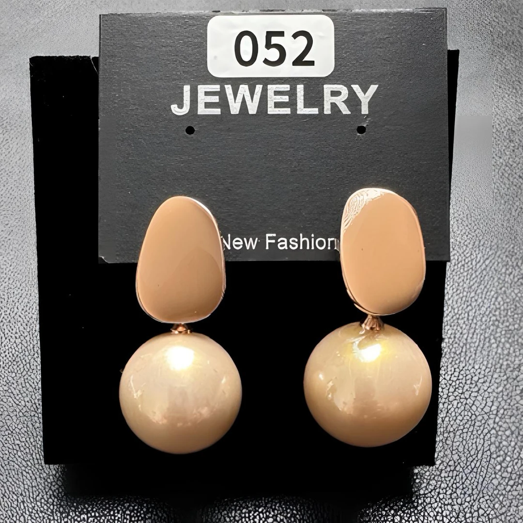 铜合金耳饰 【052】法式复古名媛耳环轻奢小众冷淡风网红同款耳钉