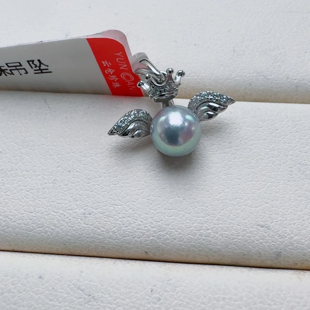 海水珍珠颈饰银S925镶嵌@@yd310