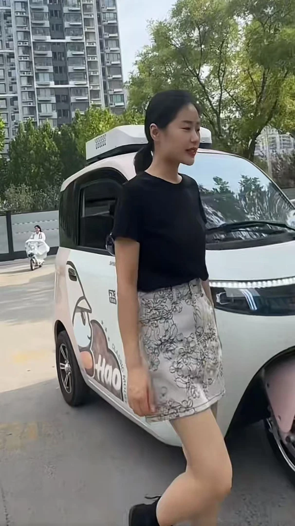 Miss Huo 短裙 灰白色B 66222