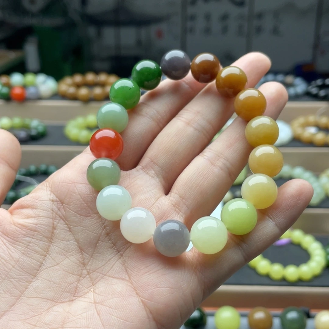 是***呀和田玉未镶嵌手链12