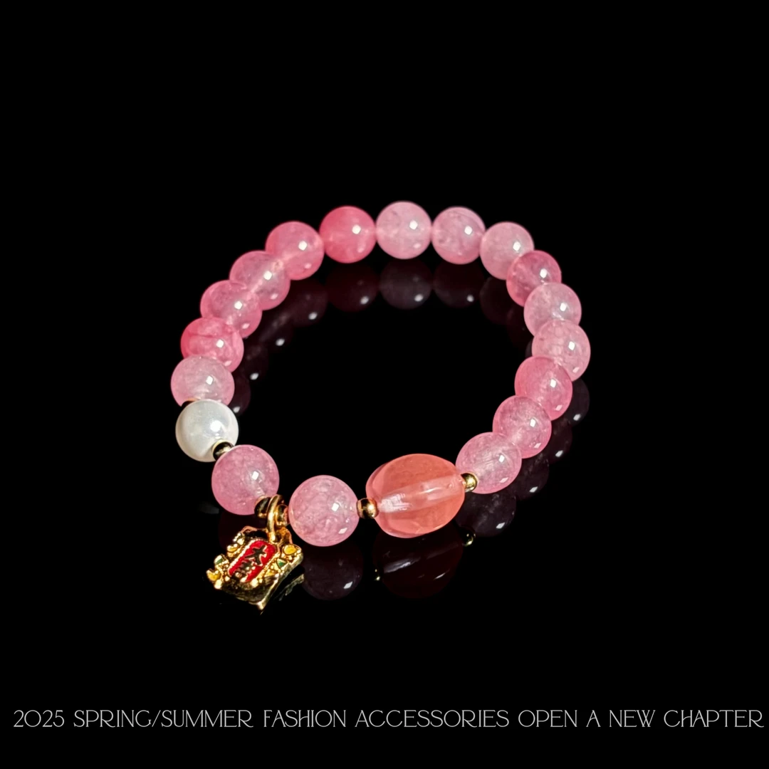 铜合金手链 镀k金 2025新款C5274【晶莹剔透】铂堡俪 BOBAOLI 手链