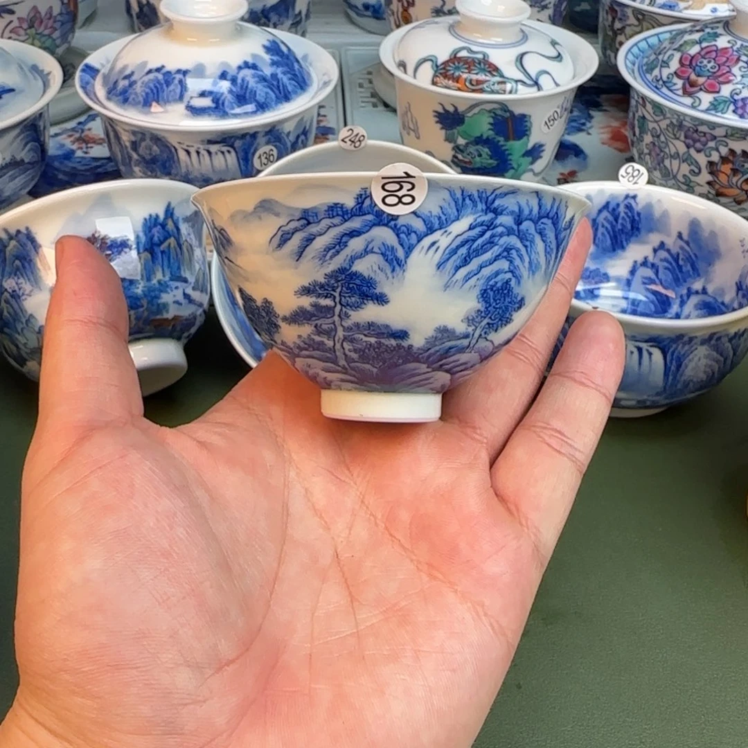 彦祖纯手工手绘茶具168