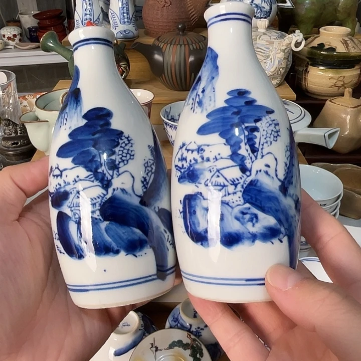 瓷片一对不错滴好看的