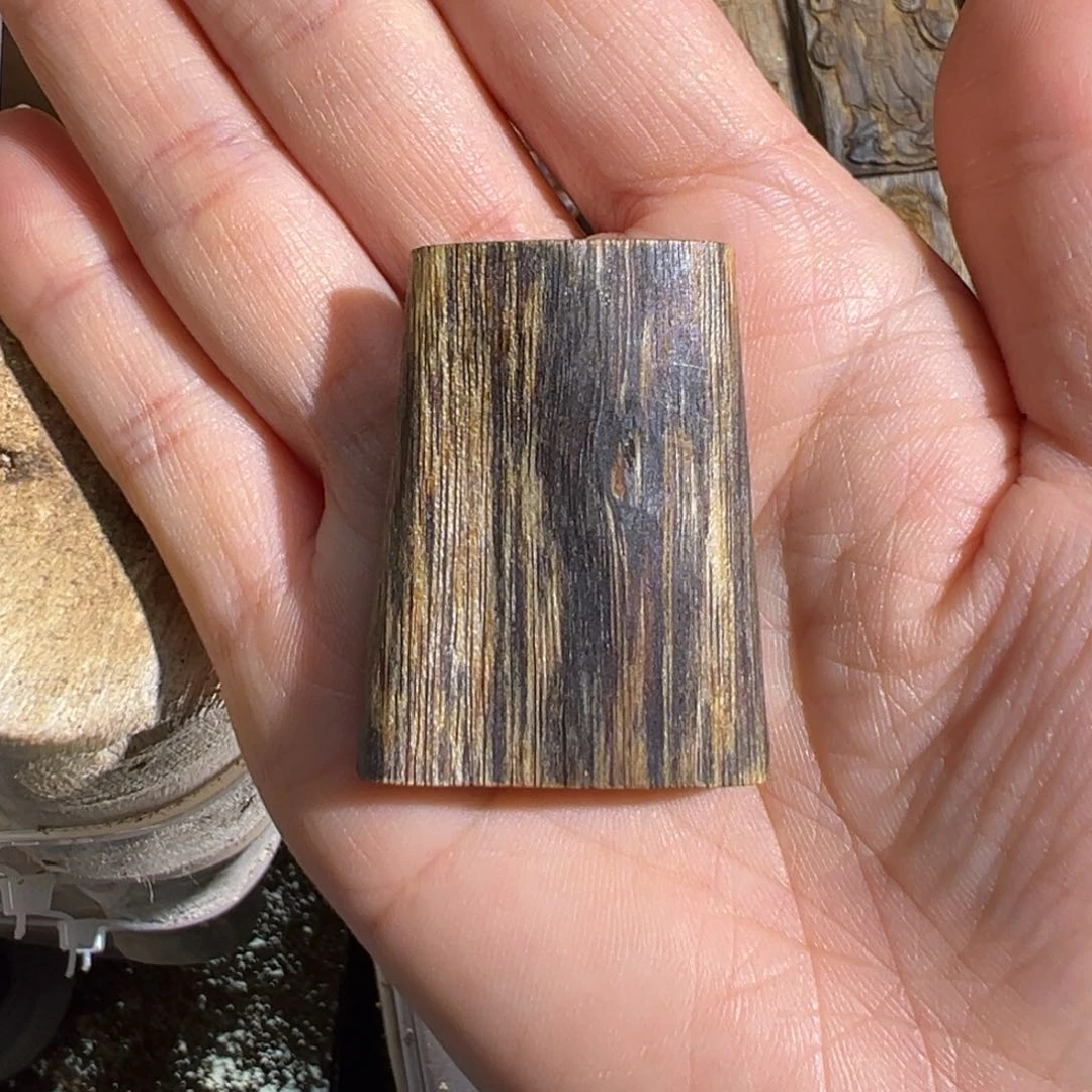 沉香吊坠芸*虎斑紫棋7.1克