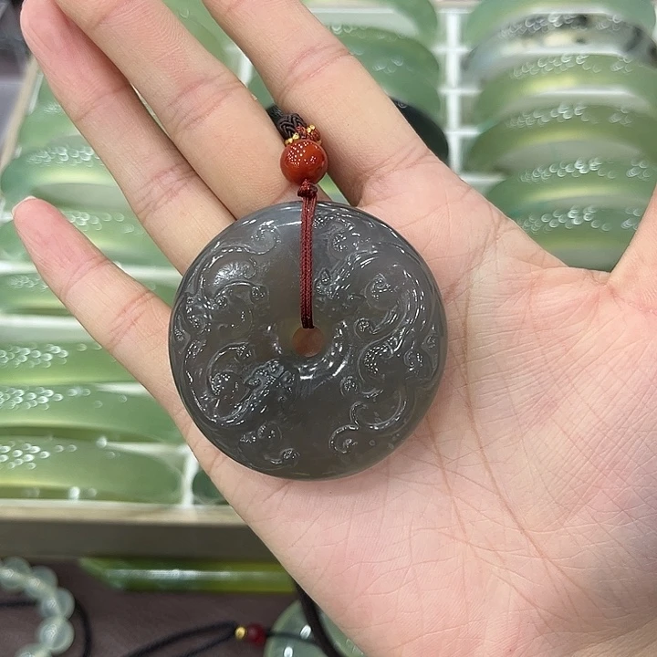 未镶嵌蛇纹石玉发饰