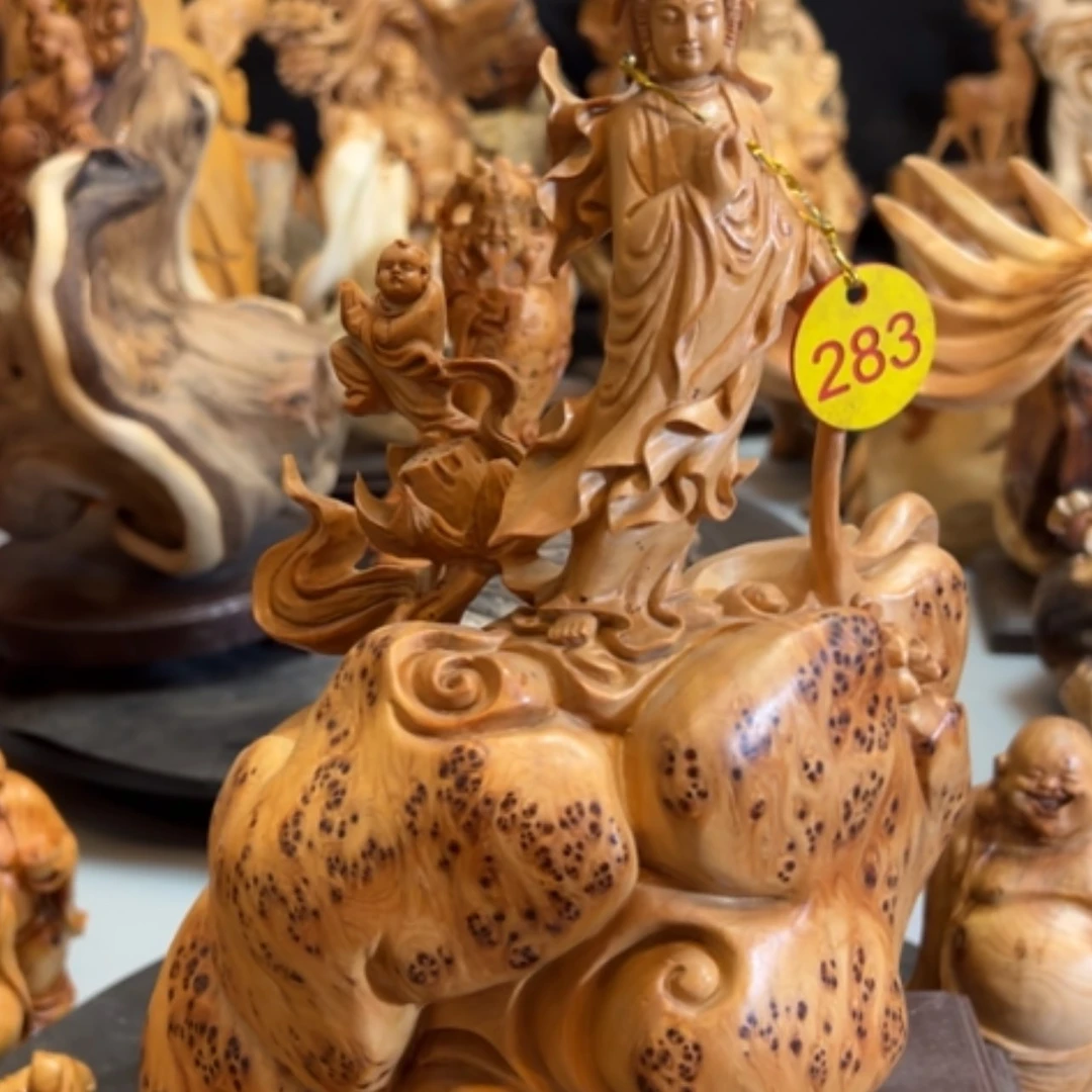 【闪购商品】香榧木工艺品摆件工艺品