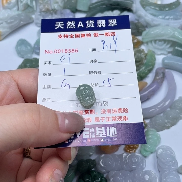 颈饰未镶嵌翡翠o*