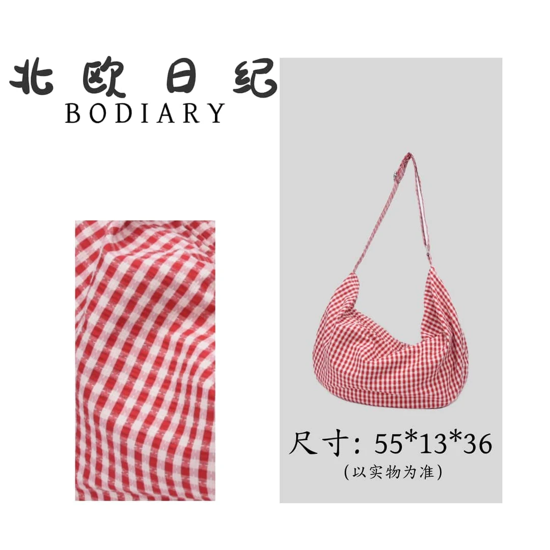 北欧日纪1177 时尚休闲经典手提斜跨包包 55*13*36