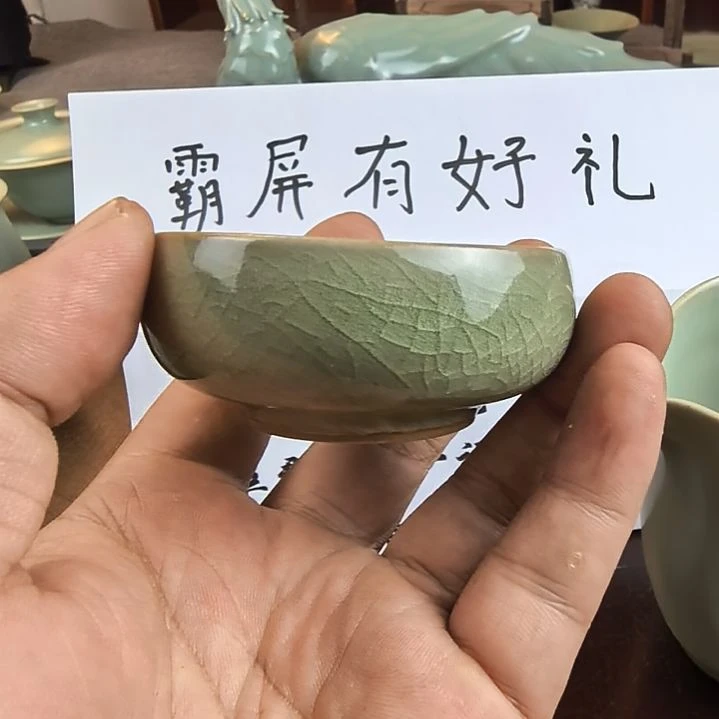奶***糕汝州原产地原矿豆绿客杯样本瑕疵随机发
