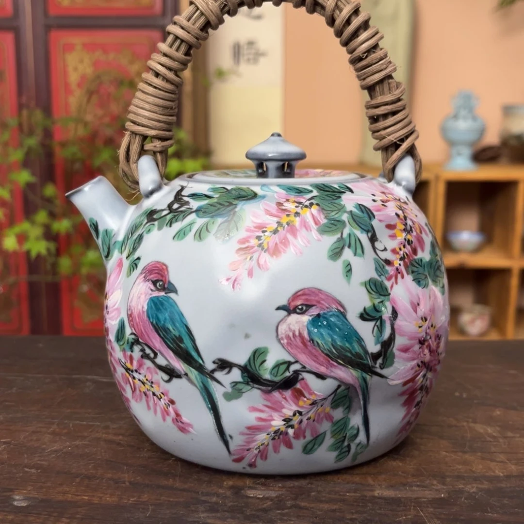 柴烧手工手绘陶瓷