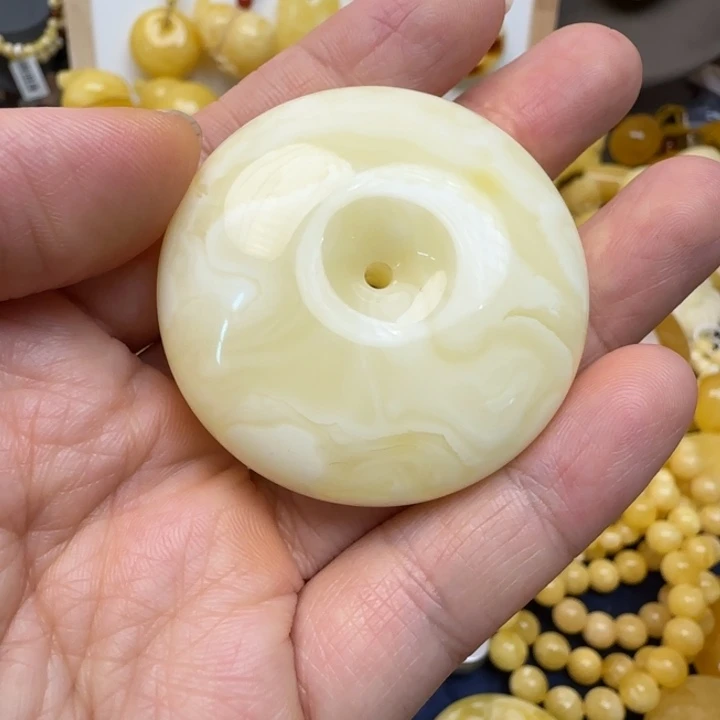 蜜蜡未镶嵌颈饰天然蜜蜡