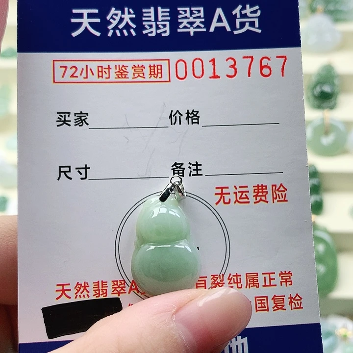 颈饰未镶嵌翡翠吊