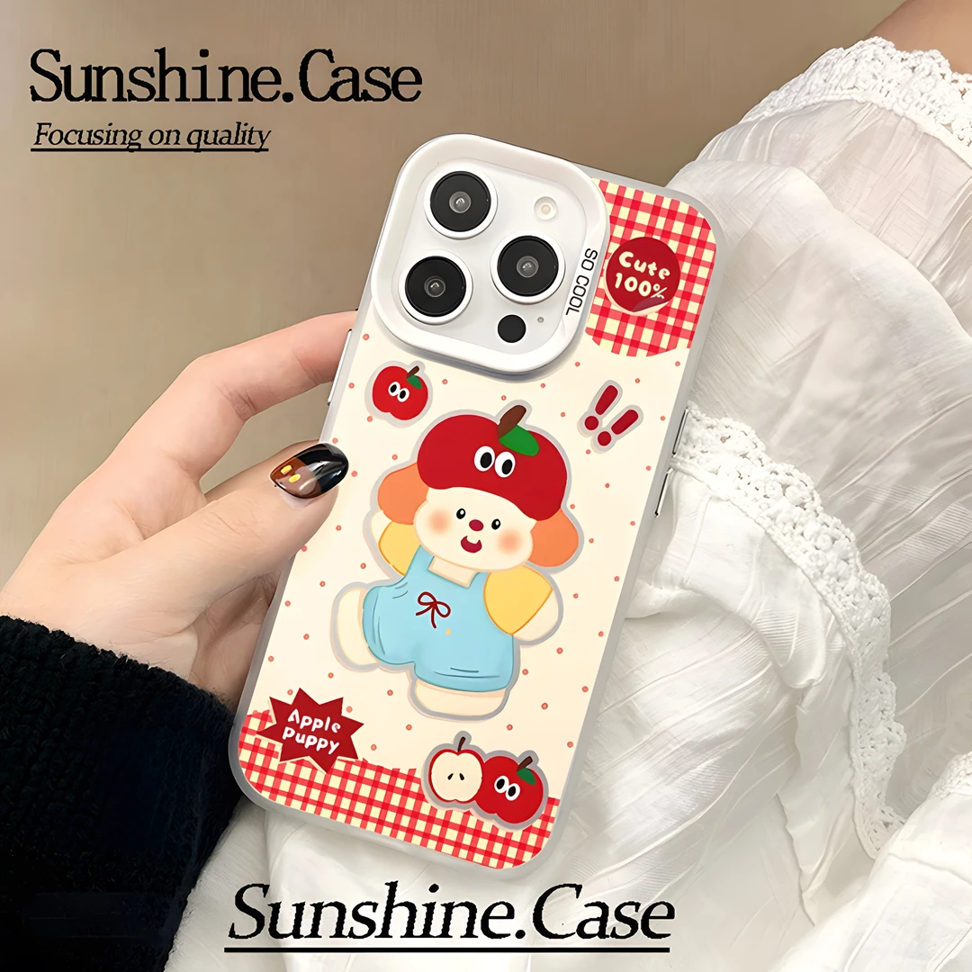 ins风可爱涂鸦百搭适用苹果16promax华为vivo小米oppo防摔手机壳