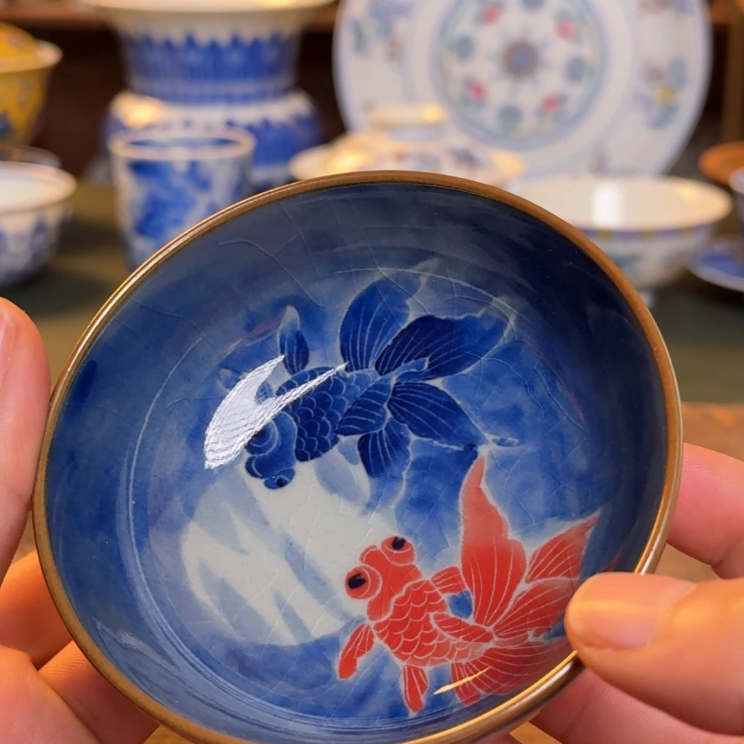 纯手工手绘陶瓷茶具