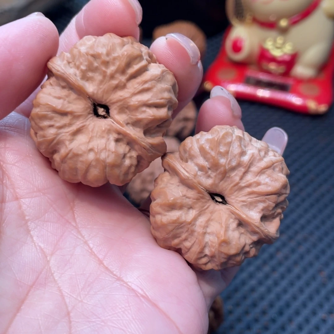 文玩核桃把件蛤蟆头3.6全品