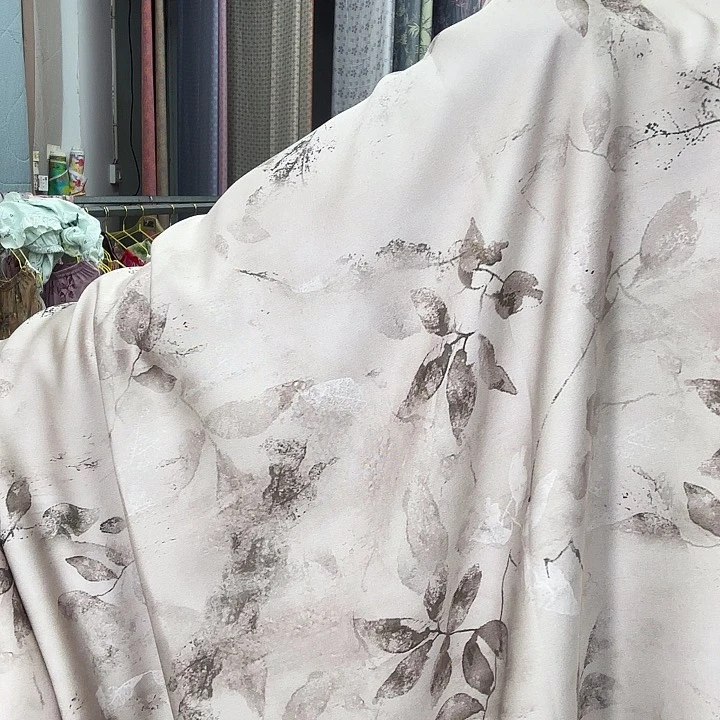 莫代尔纤维韩香咖花1.5米×2米布头