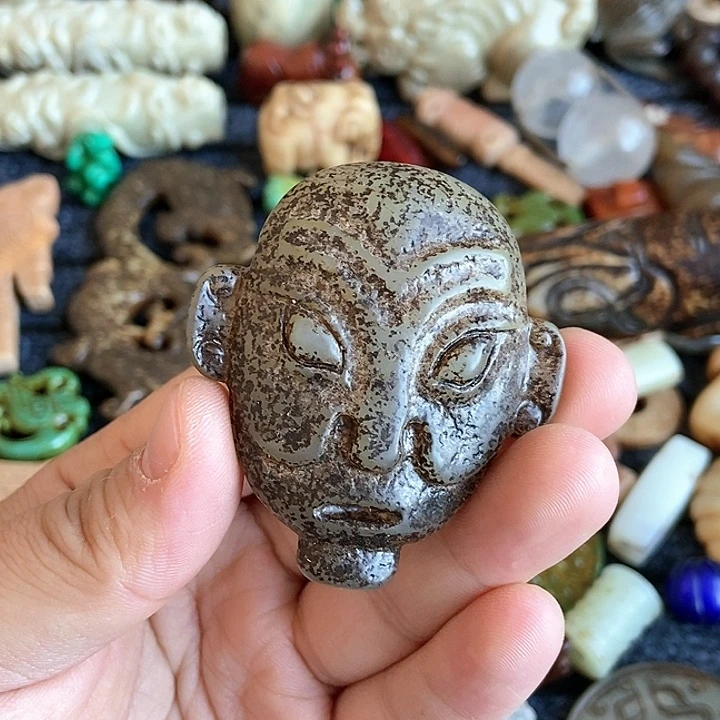 和田玉未镶嵌颈饰102