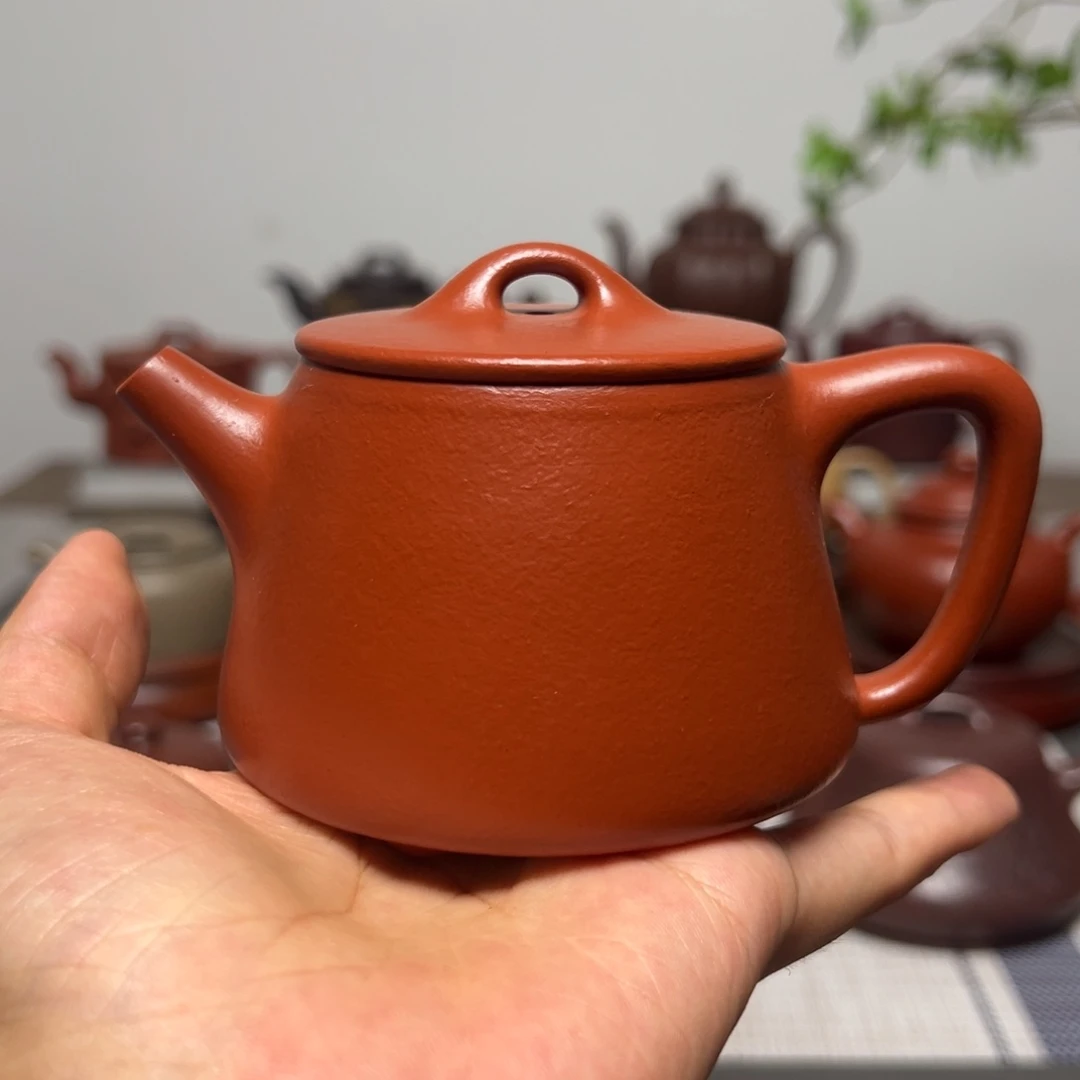 茶壶紫砂180cc 全手工高瓢