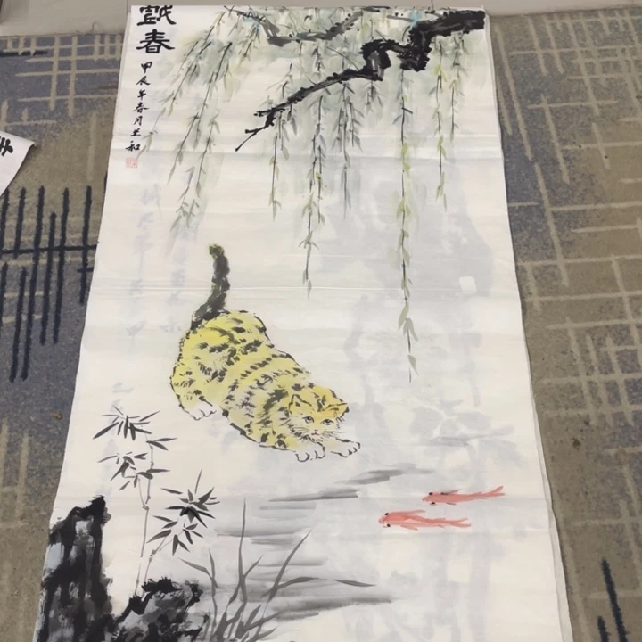 国画四尺作品花鸟1111