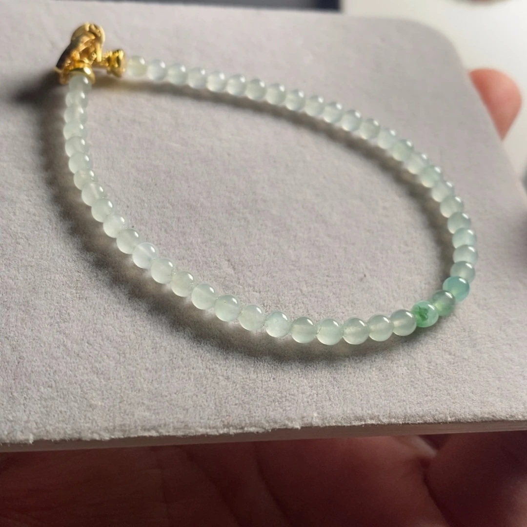 定制翡翠未镶嵌4 缅甸翡翠A货卡3.8