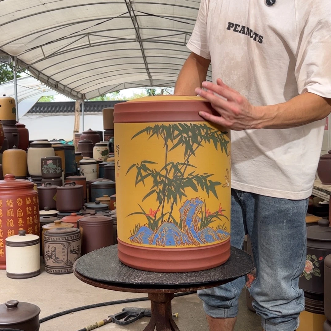 茶叶罐紫砂23 饼茶叶罐