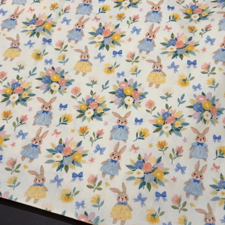 棉一米价纯棉平布1.1宽果子布艺直播台地