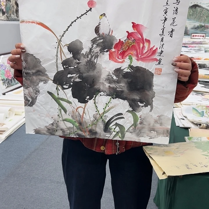 国画手绘国画作品大放漏