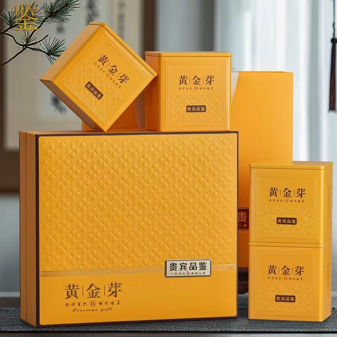 【熊猫奶香白茶黄金芽一斤礼盒装N】2025特级新茶安吉核心区皇金芽