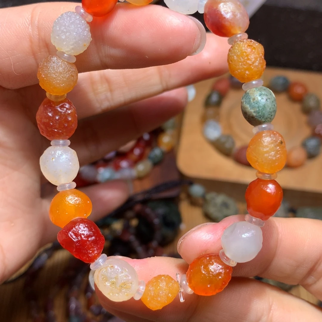 未镶嵌玛瑙/玉髓珠宝半成品