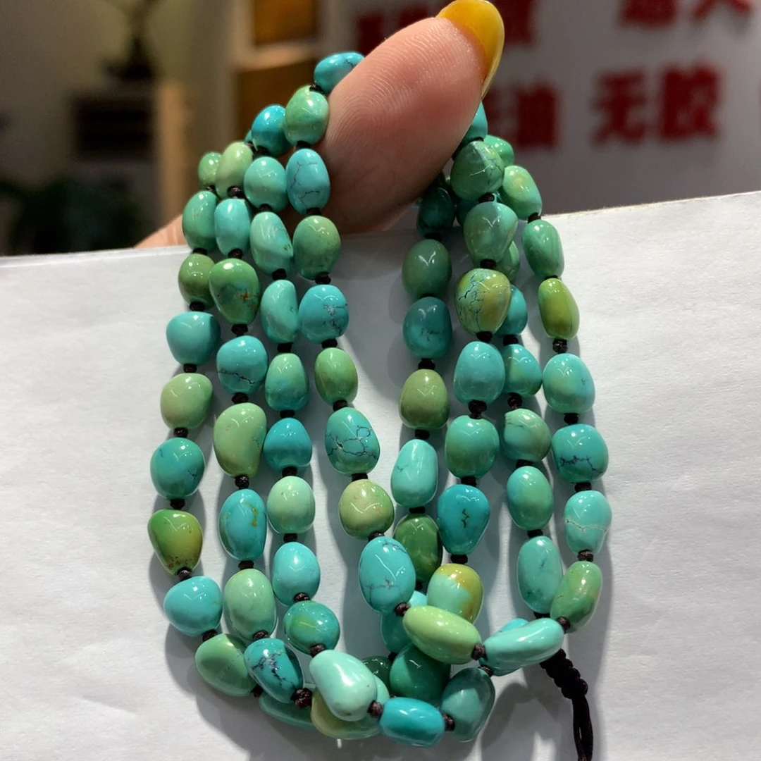未镶嵌绿松石长链