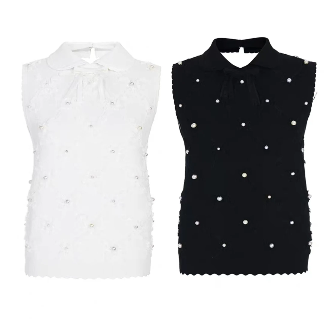 LeFame/拉飞姆2025夏季针织无袖上衣 FF25X31ZB319-FF25X31ZB216