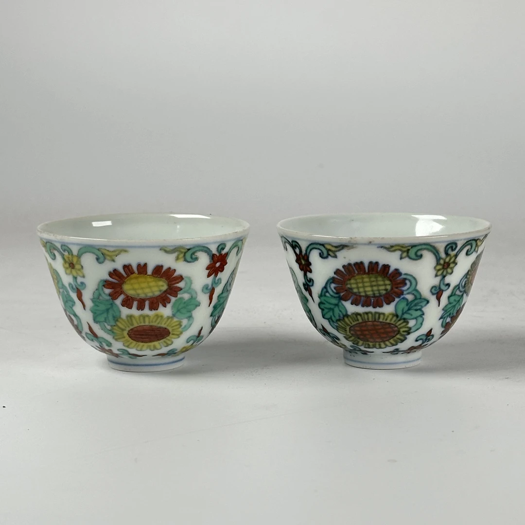 斗彩对杯收藏鉴赏