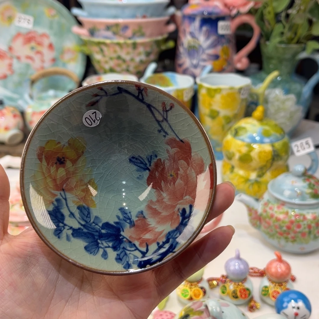 景德镇手工手绘陶瓷茶具