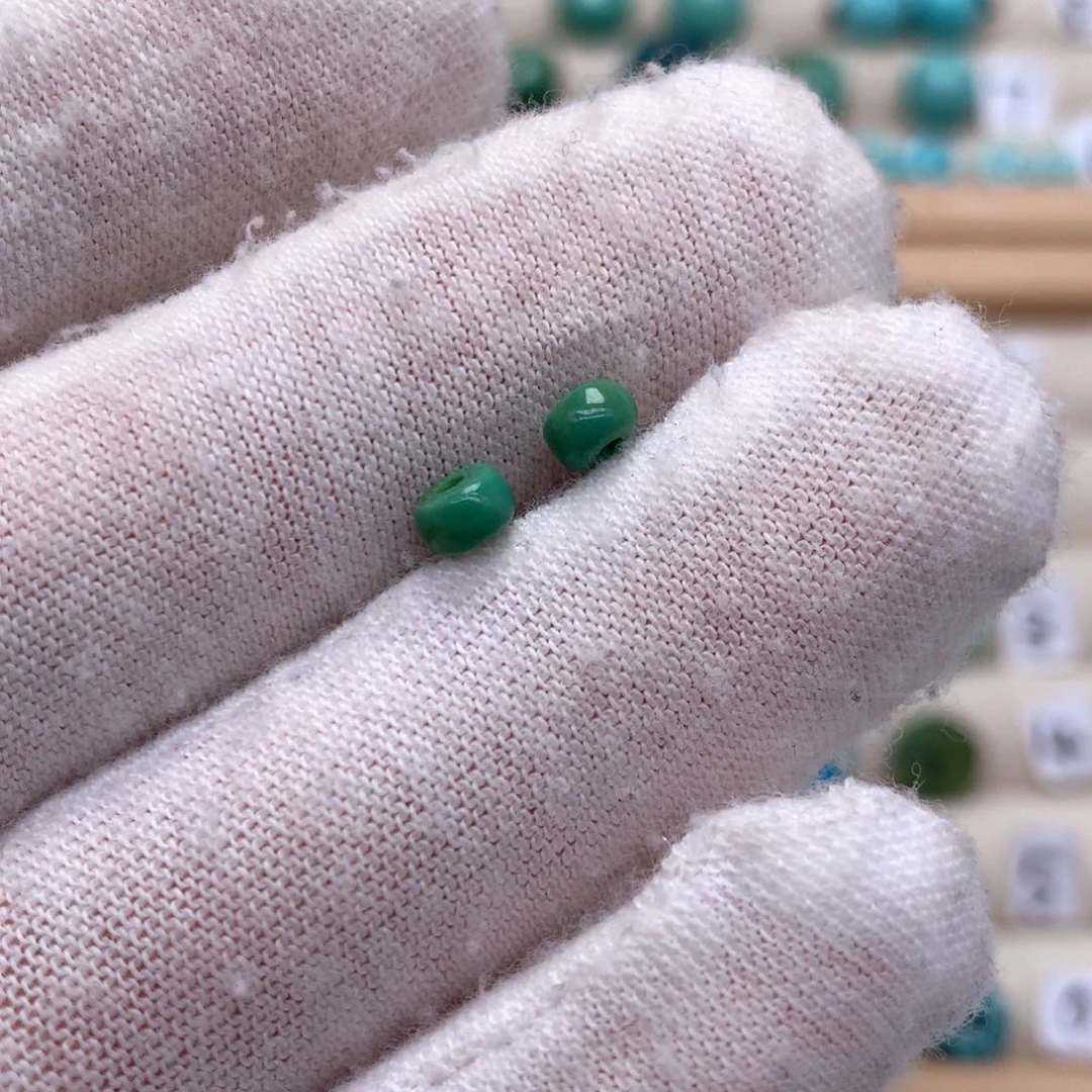 绿松石未镶嵌隔珠