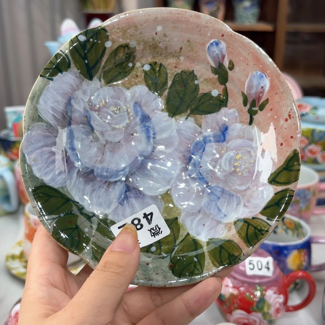 景德镇手绘高温釉下彩陶瓷茶具