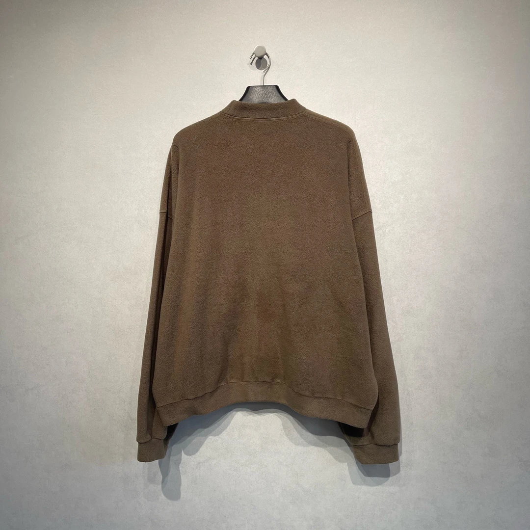 99新 Balenciaga/巴黎世家 3Blogo摇粒绒套头卫衣/XS码/DY215799