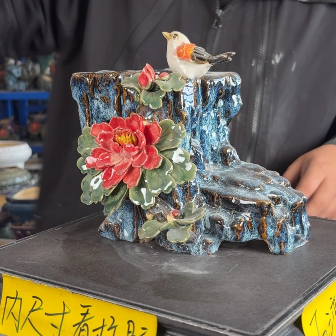 。一风堂石湾花盆 内9*14