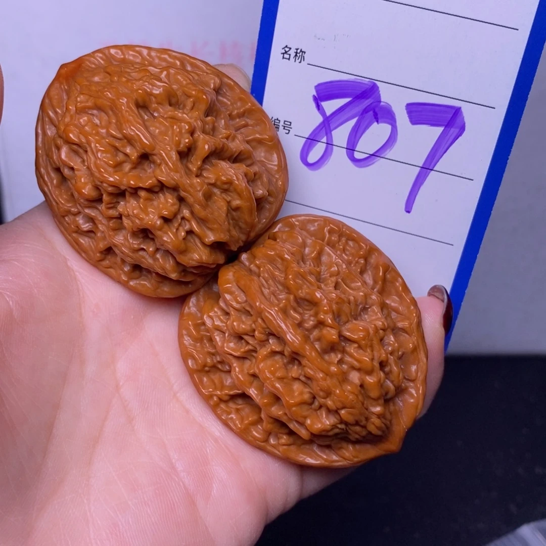 文玩核桃把件807/43.5虎头