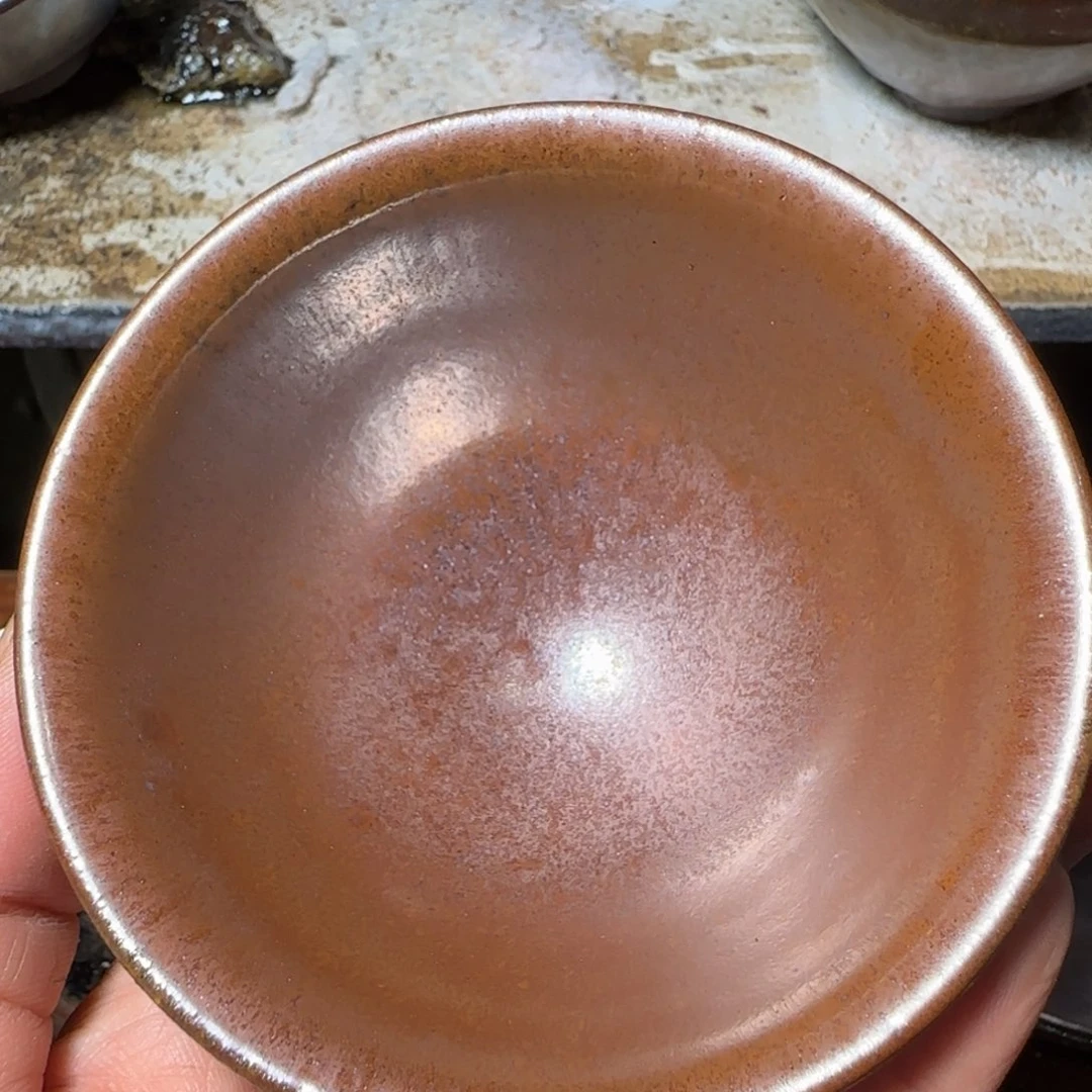 柴烧建盏茶盏茶杯222