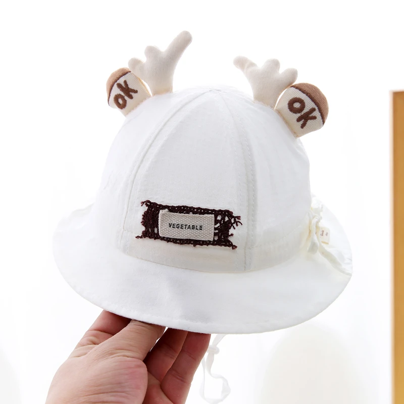 XINGDUOXIONG/星朵熊婴儿帽子春秋季宝宝可爱防晒遮阳帽渔夫帽夏