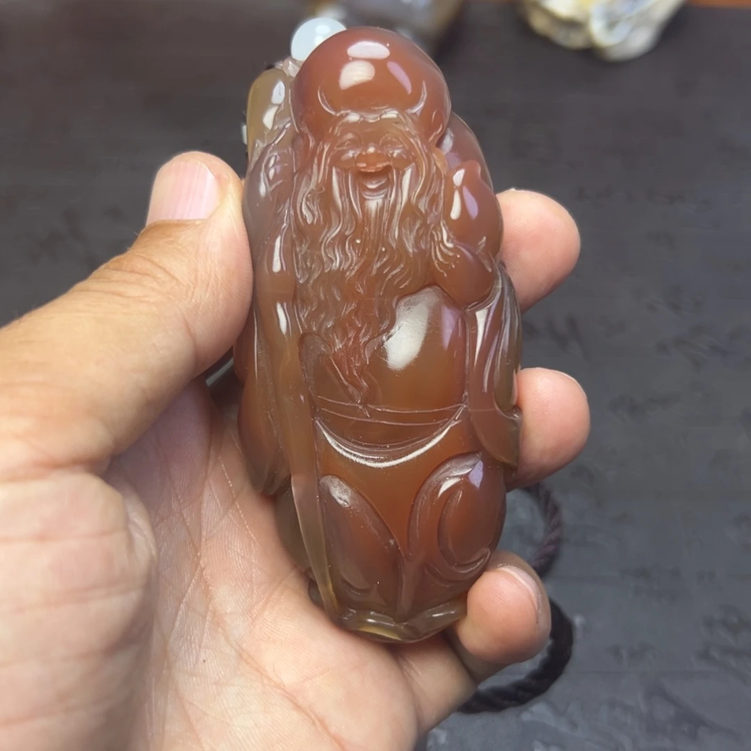未镶嵌时尚潮流手把件吊坠玛瑙/玉髓