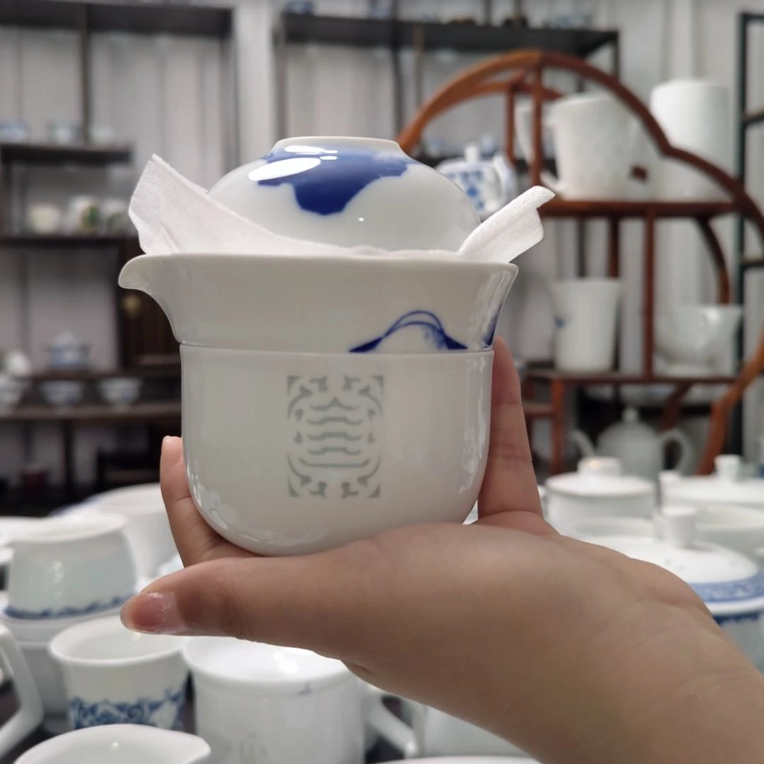 瓷旅行茶具景德镇一套