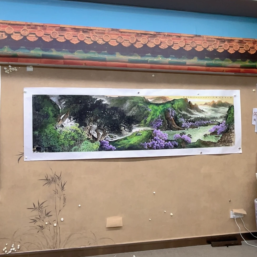 国画手绘国画，原创山水，画心